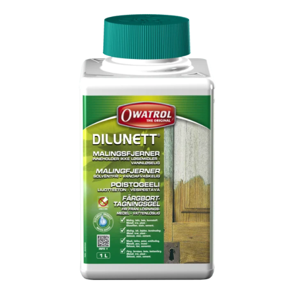 Owatrol Dilunett - Maling- og bunnstoffjerner 1 liter