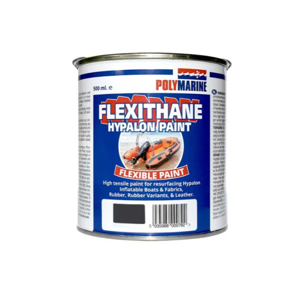 Polymarine Flexithane Hypalon Paint Black 500ml