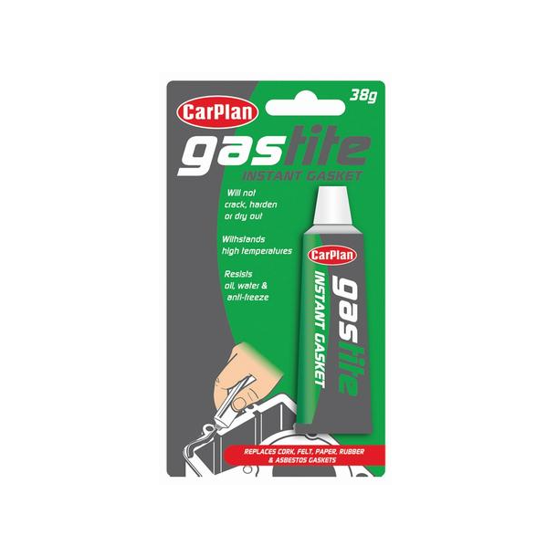 CarPlan pakningsstoff, rd silicon, 38g