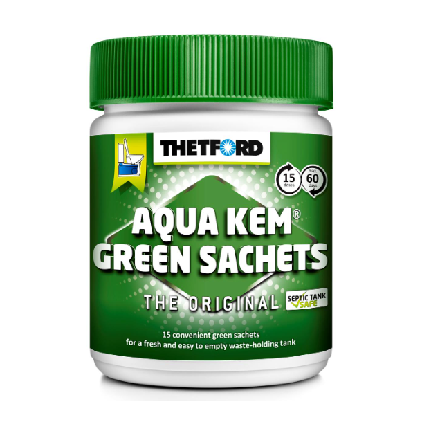 Thetford Aqua Kem Green Sachets 15 doser