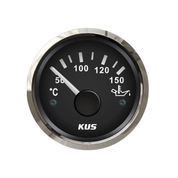 Kus oljetemperatur 50 -150 sort/rustfritt