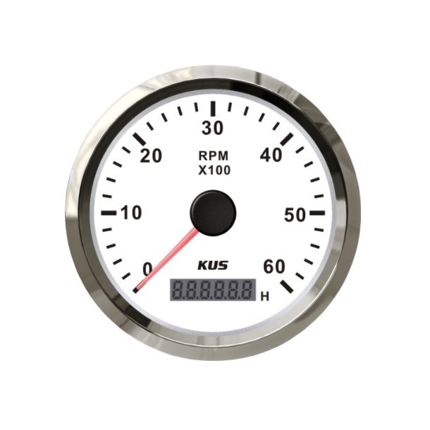 KUS TURTELLER 0-6000 hvit/rustfritt